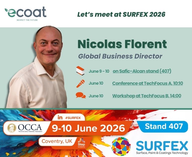 Ecoat will attend Surfex 2026, UK