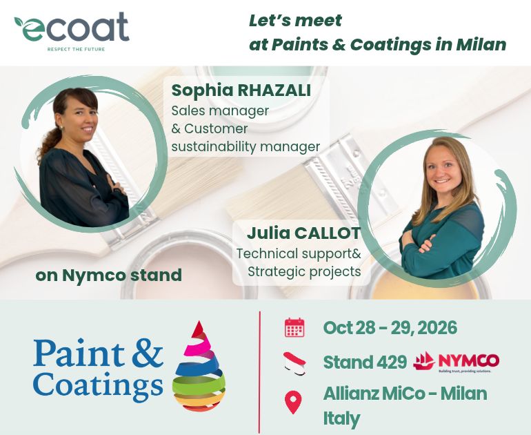 Ecoat at Paints & Coatings Italy 2026, October, Milan